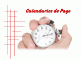 Calendario de pagos en la ciudad de Vergara